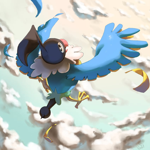 Chatot art by pinkgermy
